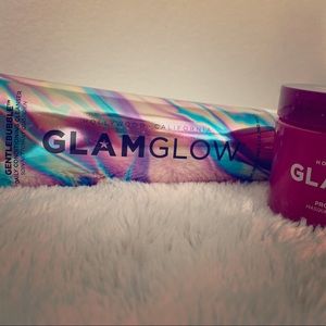 Glam glow cleanser and mask
